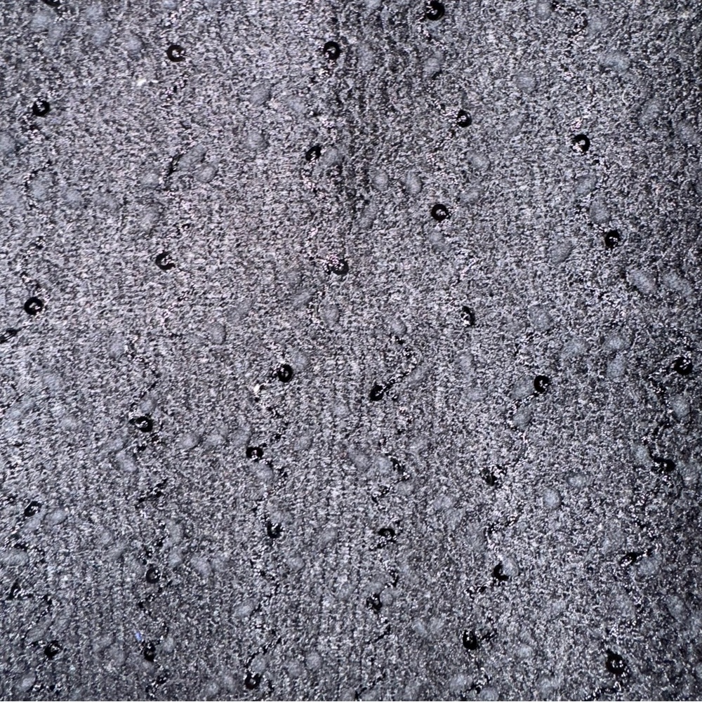 Anthropologie Deletta black boucle sequin peplum half sleeve sweater top S - Picture 7 of 14